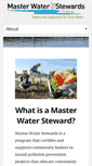 Mobile Screenshot of masterwaterstewards.org